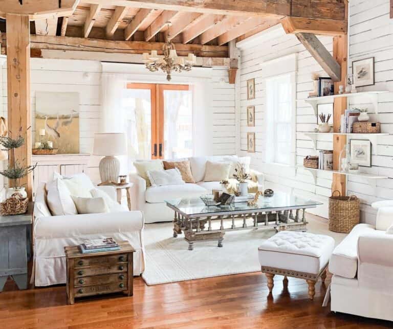 Charming Cottage Design Embraces White Furniture