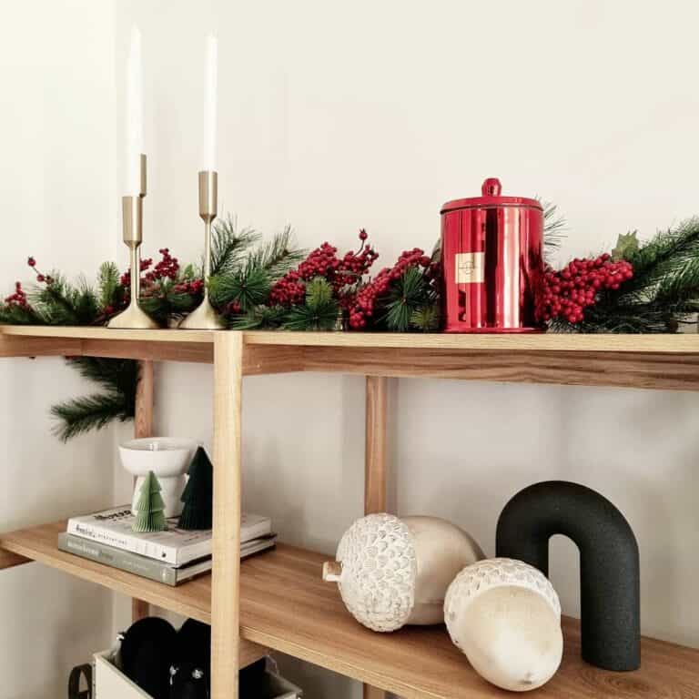Christmas Shelf Decor