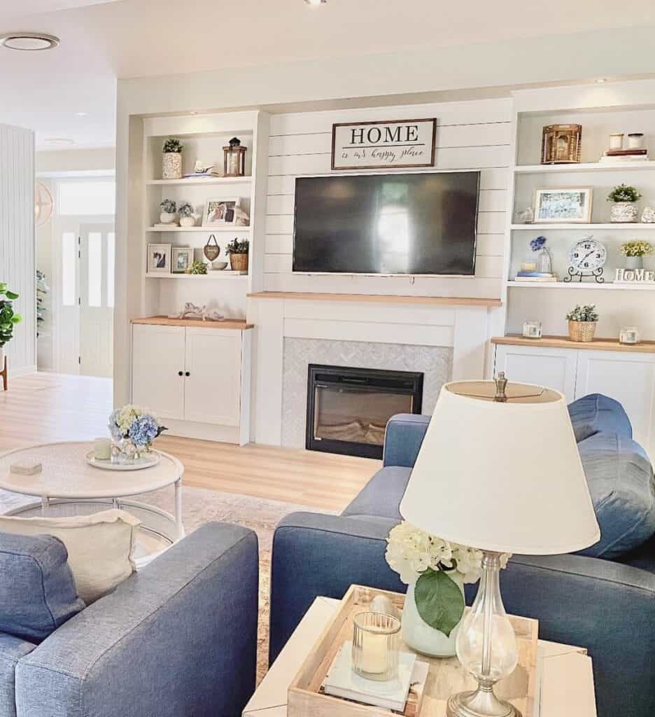 Coastal Decor With Blue Accents