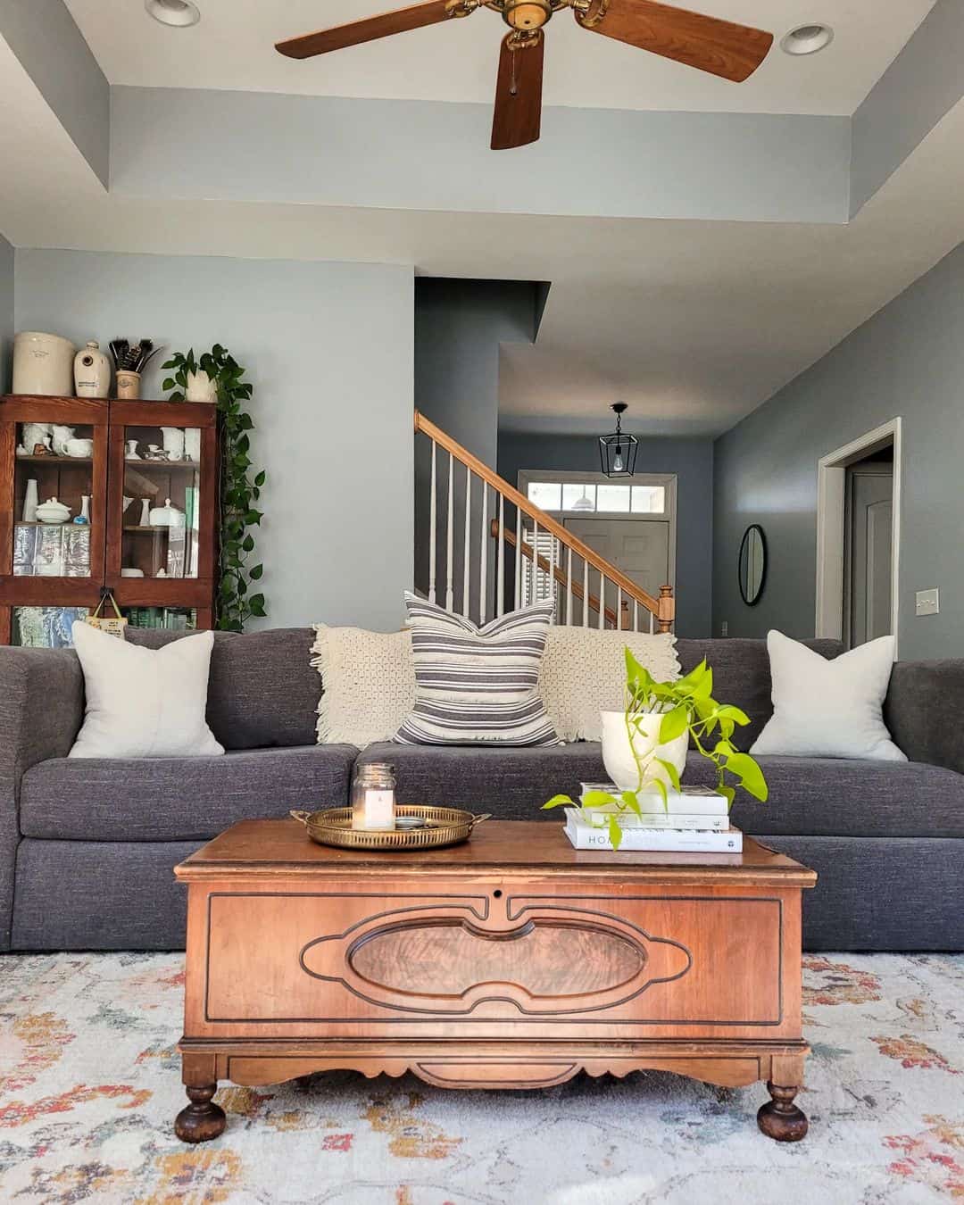 Colorful Rug Ideas for Gray Couch - Soul & Lane