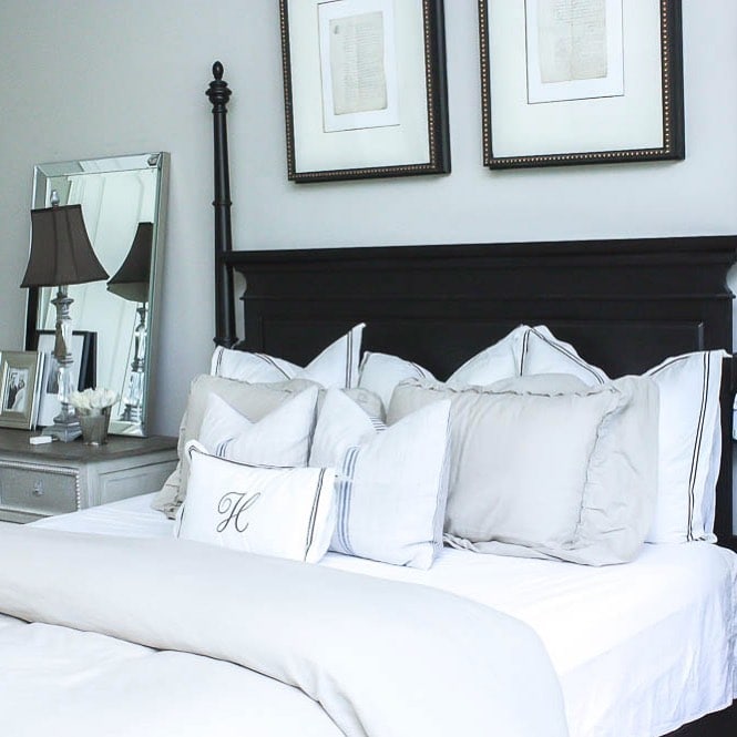 Contrasting Tones Make a Fresh Bedroom Design