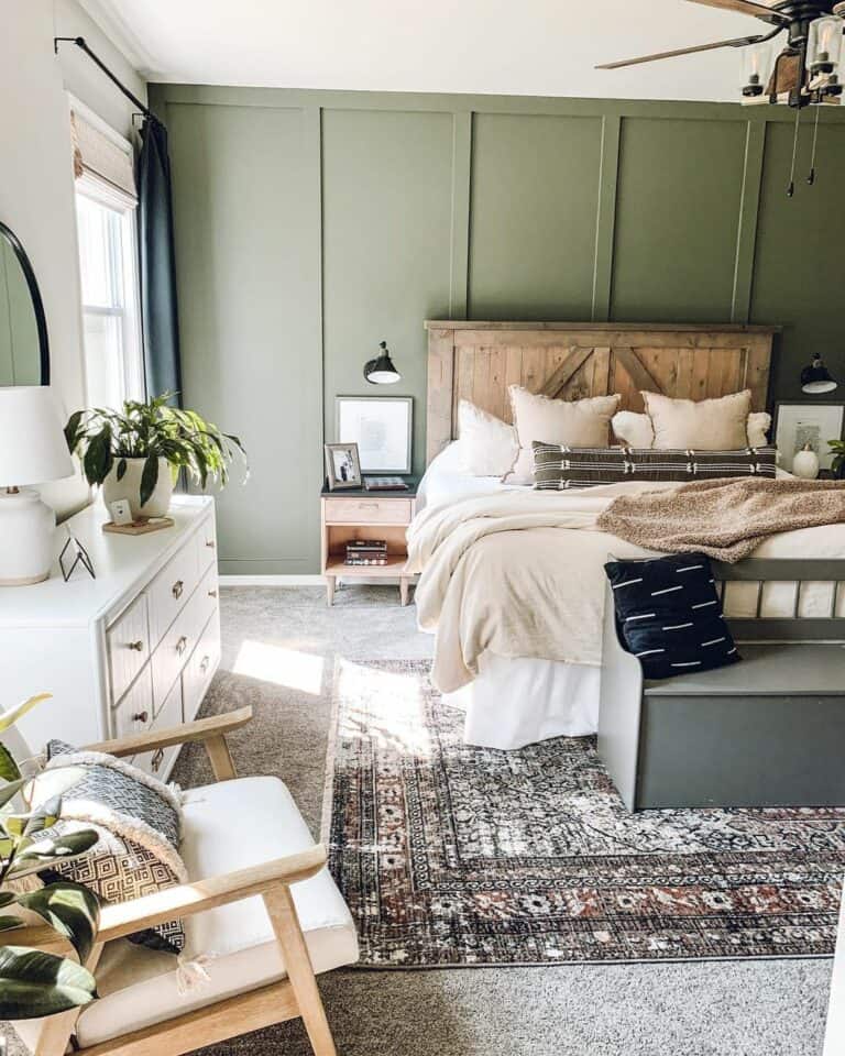 Cozy Vintage Style in a Farmhouse Bedroom