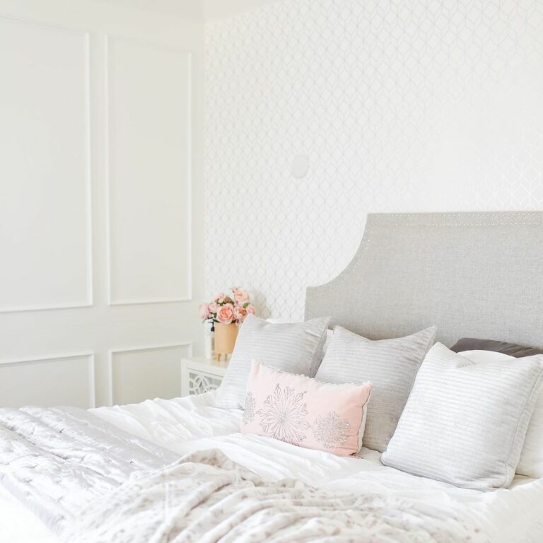 Dainty Bedroom With Mixed Patterns