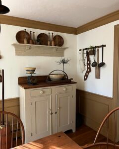 Freshly Painted Walls Displaying Antiques