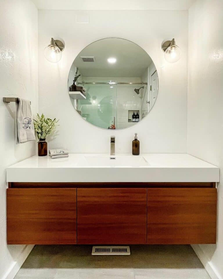 Modern Makeover Featuring Individual Sconces