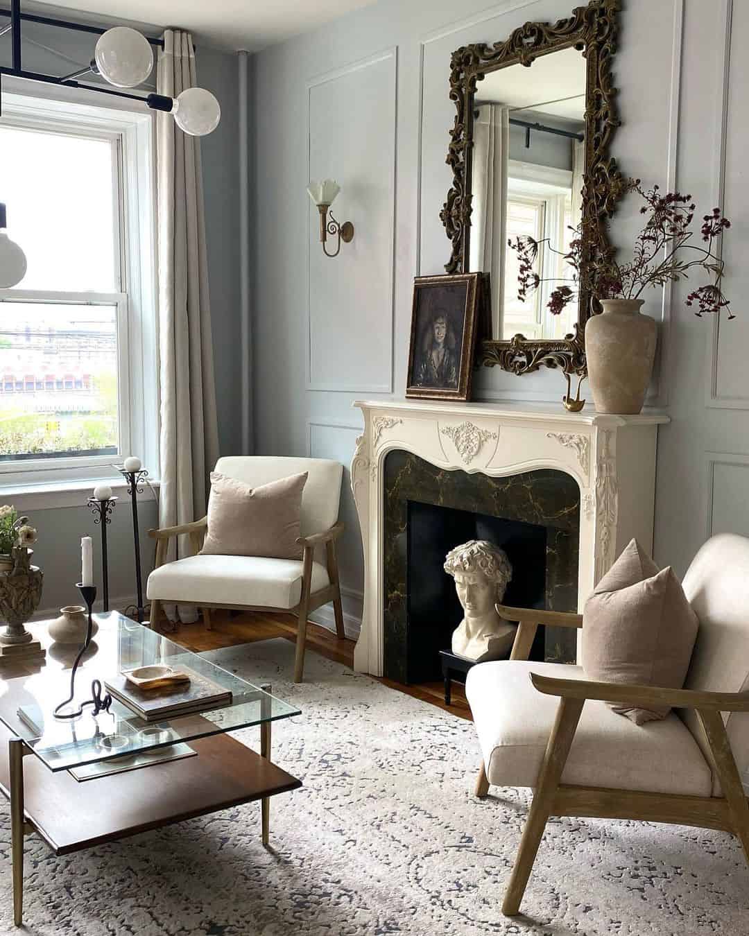 Modern, Parisian-inspired Living Room - Soul & Lane