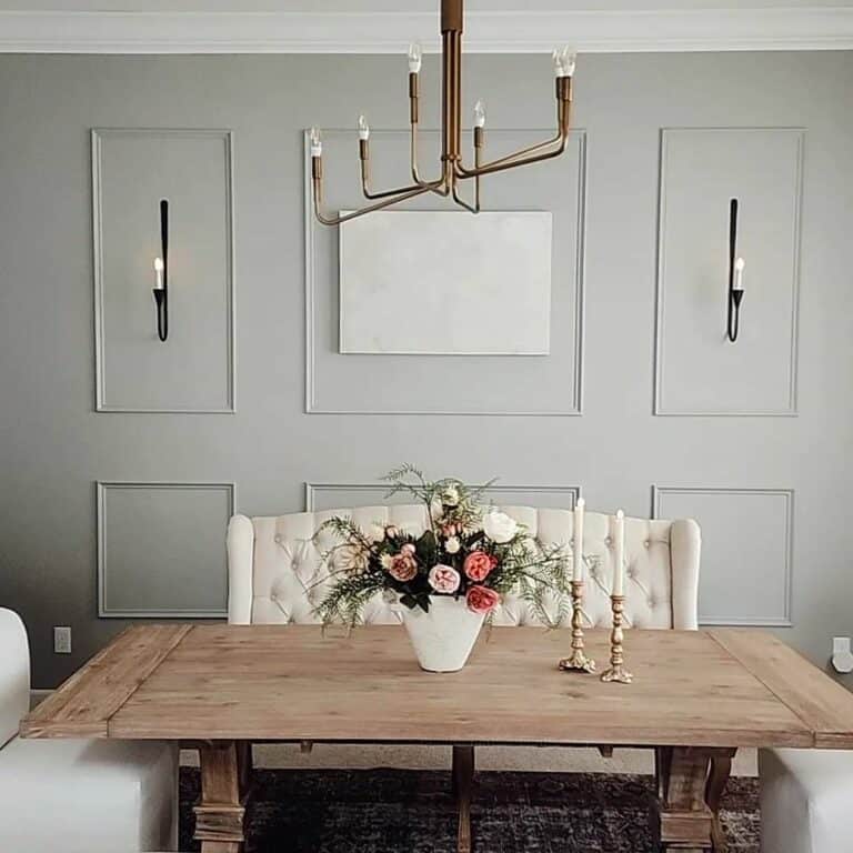 Modern Wall Trim Ideas for a DIning Room