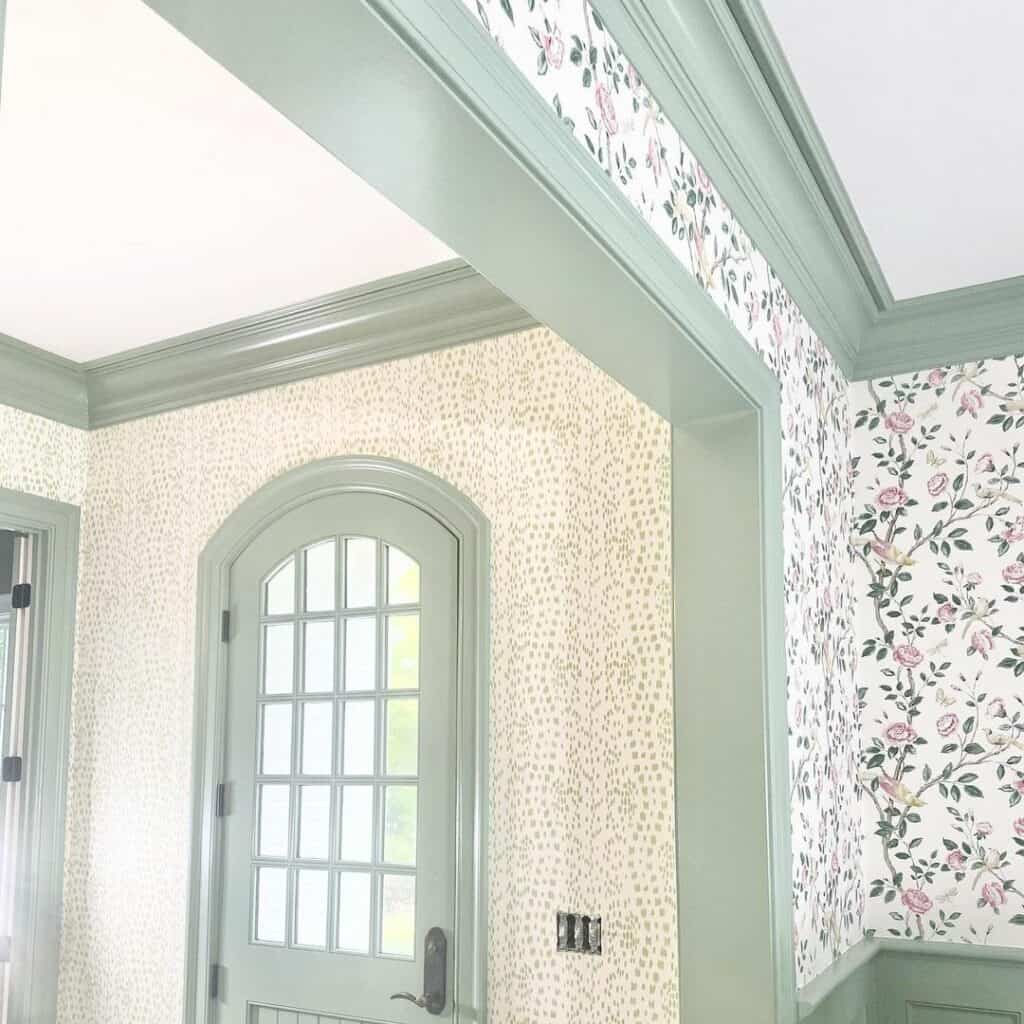 Painted Trim Used in Multiple Rooms