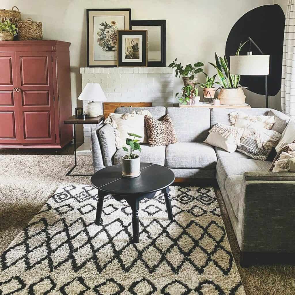 Printed Bohemian Shag
