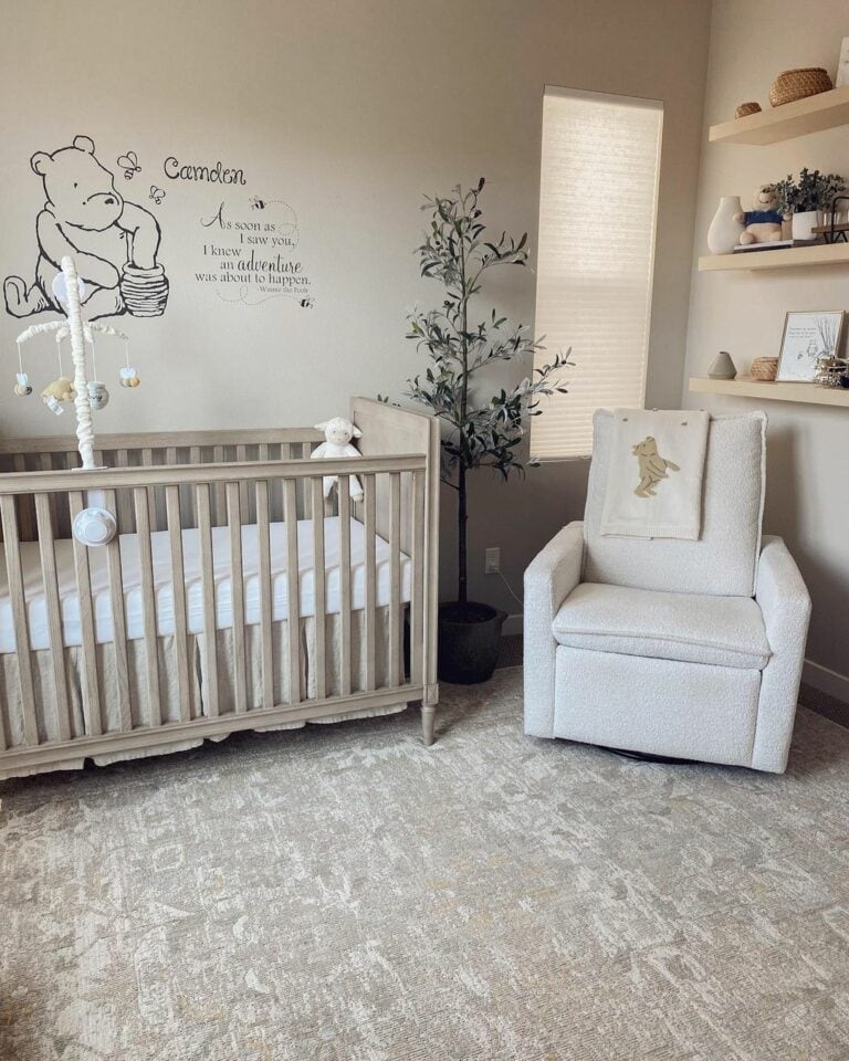 Small Decor Accents in Neutral Nursery