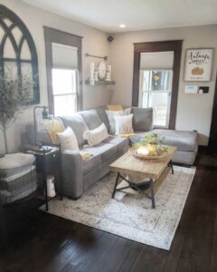 Small Gray Farmhouse Sectional