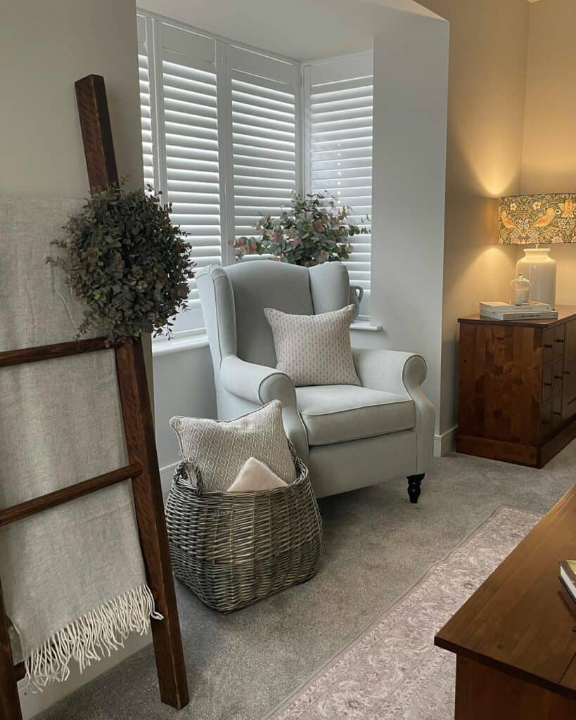 Soothing Window Shutter Reading Nook