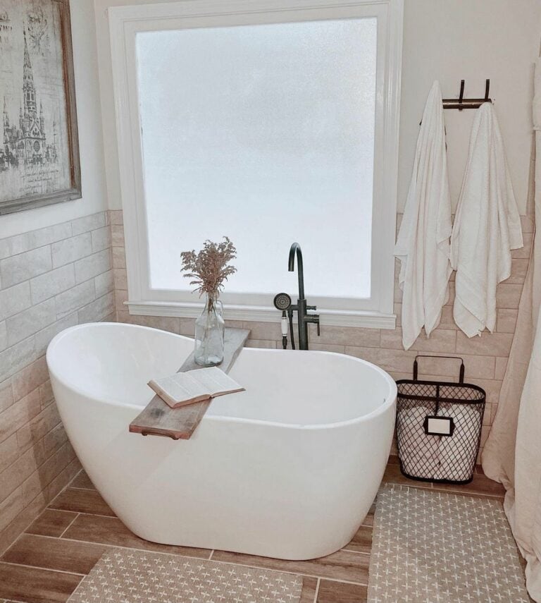 Spa-like Bathroom Exudes Relaxation