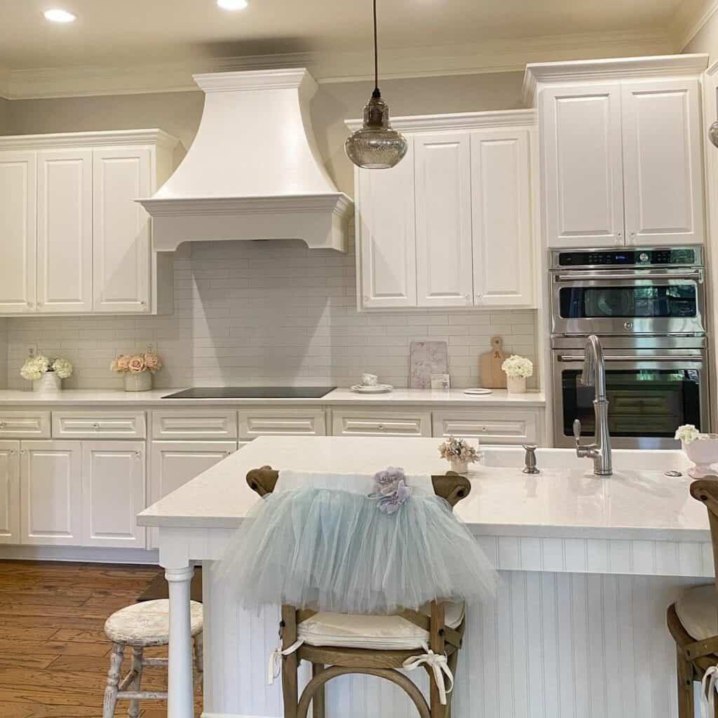Stainless Steel Kitchen With French Cottage Influences