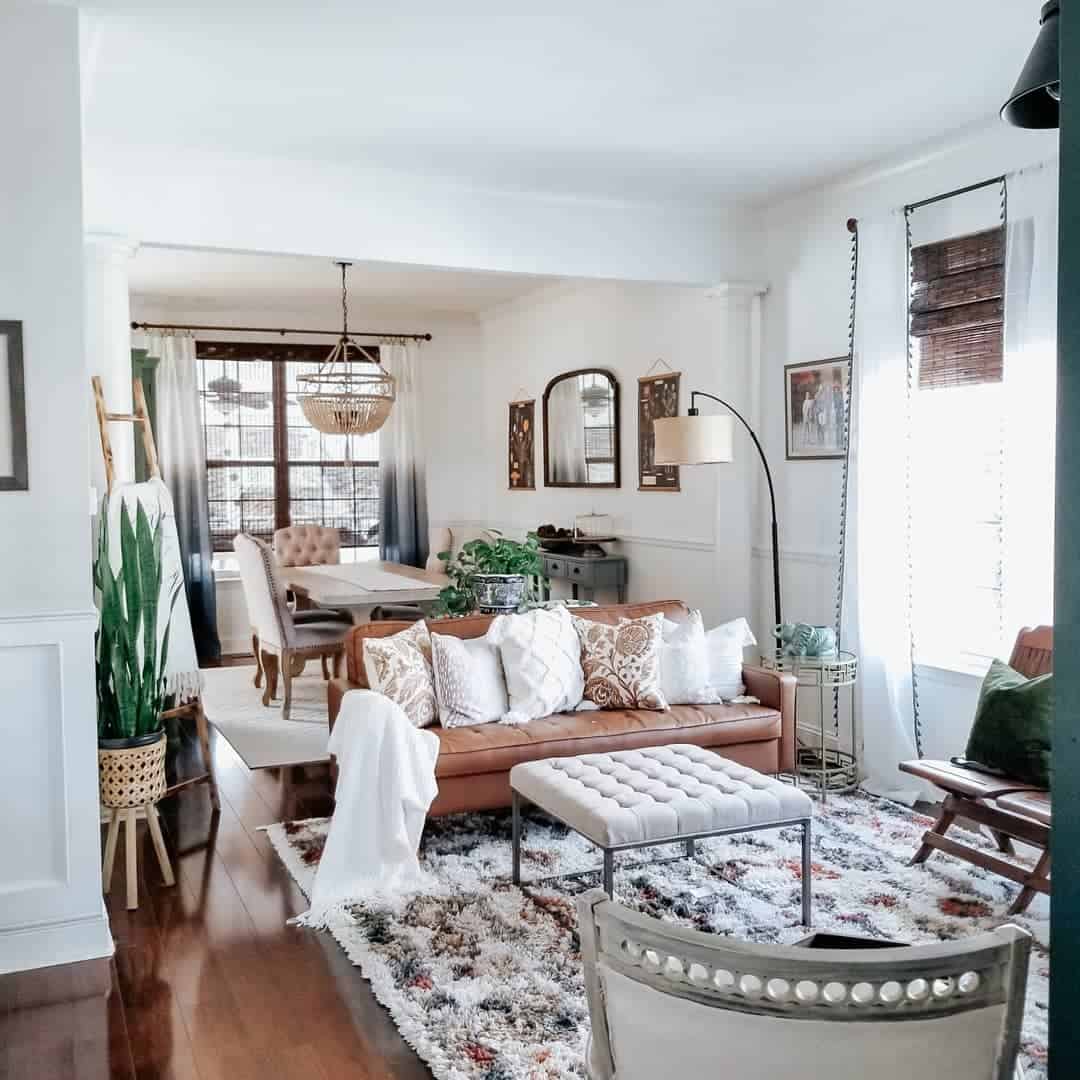 25 Engaging Ideas for Styling Sofas Not Against the Wall