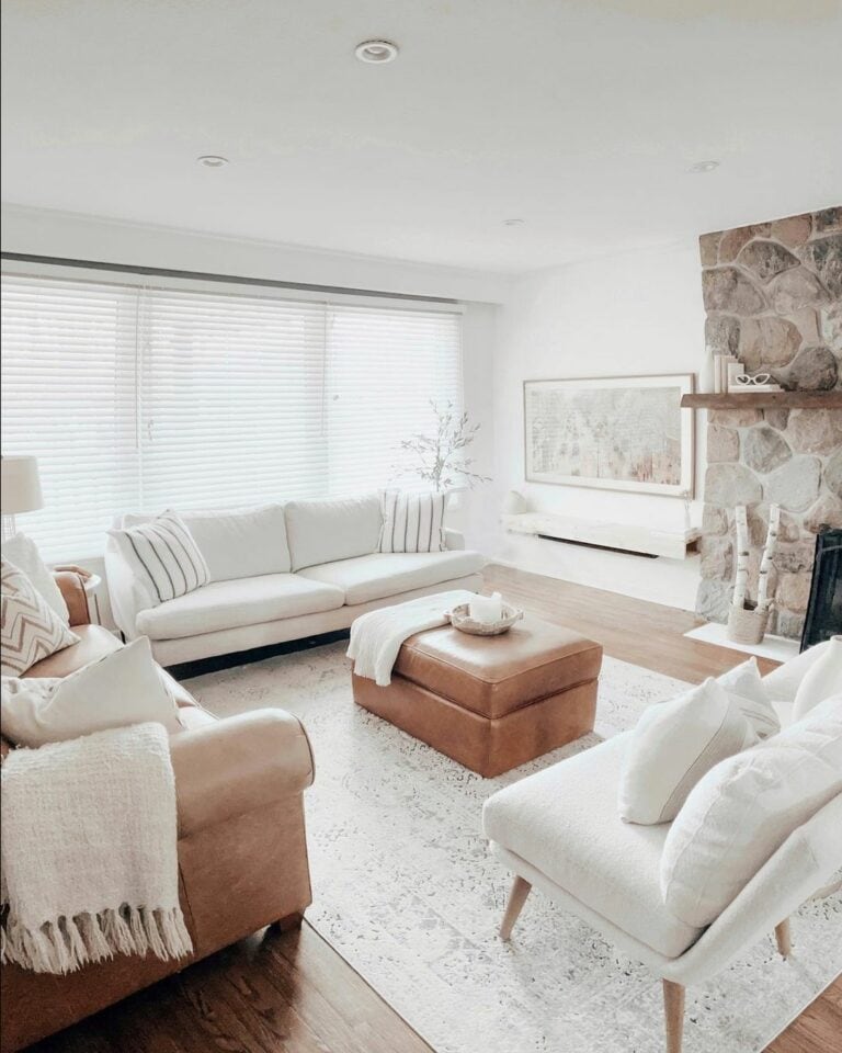 White Rugs With Brown Leather Sofas