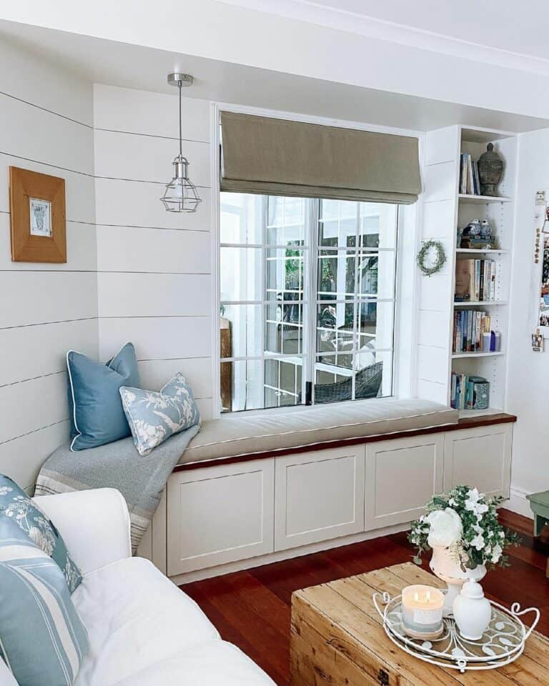 Wide Plank Shiplap in Tight Spaces