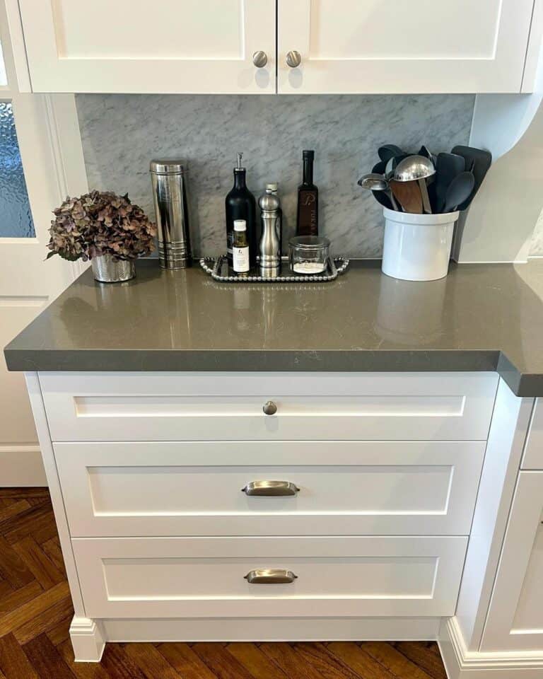 Knobs on Smaller Drawers and Cabinets
