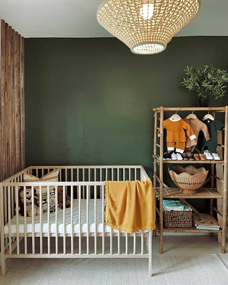 Earth Tone Nursery With Natural Accents
