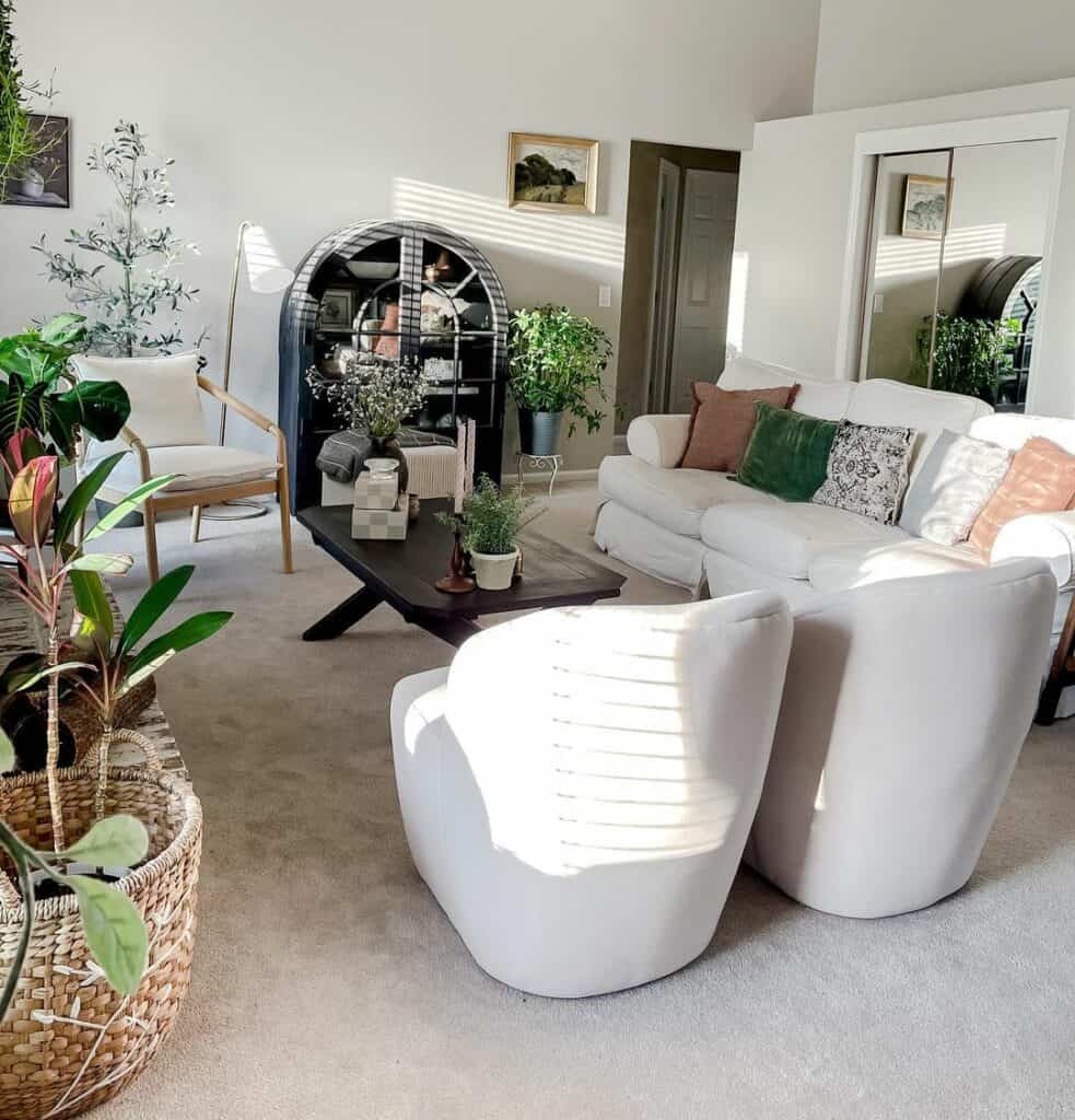 Eclectic Seating Area