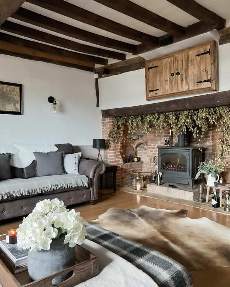 Exposed Brick Accent Wall