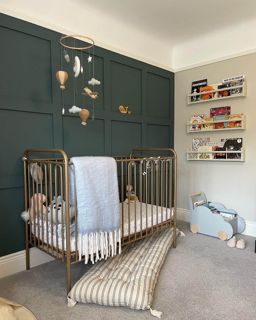 Glamorous Green Board and Batten Nursery - Soul & Lane