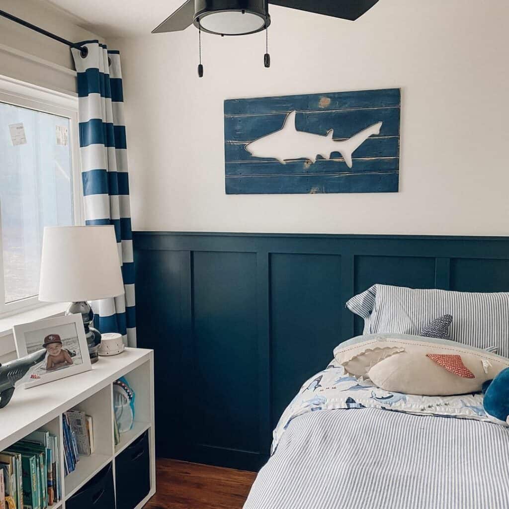 Ocean-themed Shark Bedroom