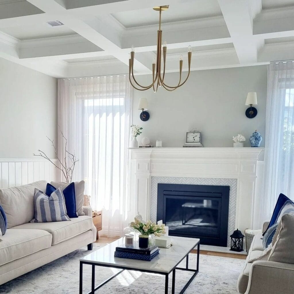 Peaceful Coastal Living Room