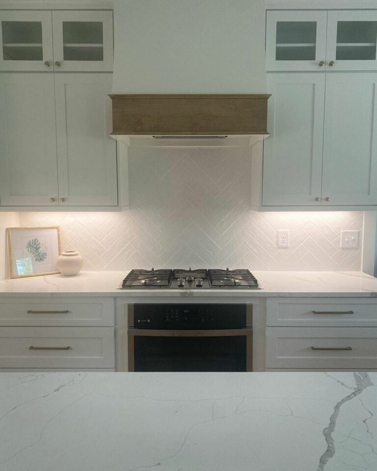 Simple White Cabinets
