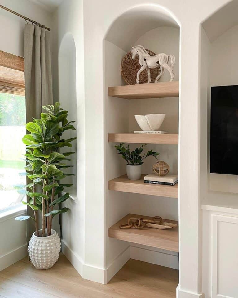 Soft Built-in Decor