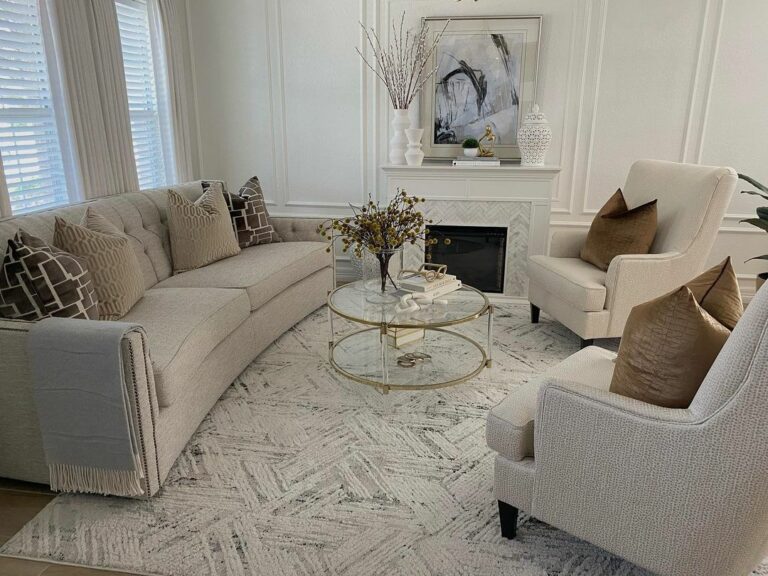 Textured White Oasis