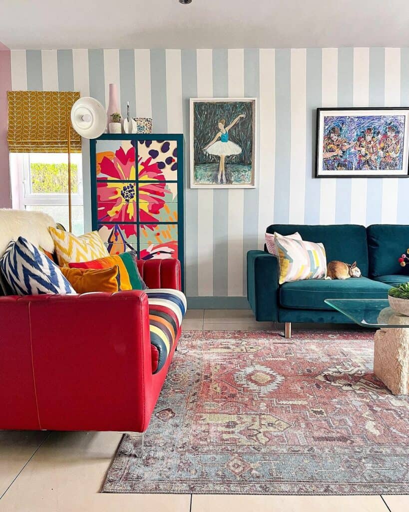 Bright Colors Create a Retro Look