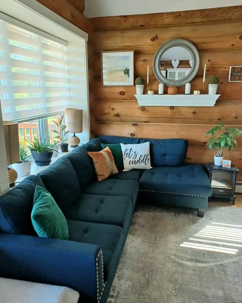 Features to Lighten a Wood Wall