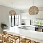 Adding a Natural Touch to All-white Kitchens