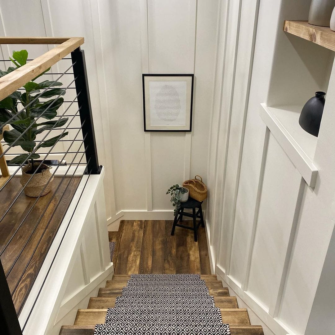 Board and Batten for Staircase Walls - Soul & Lane
