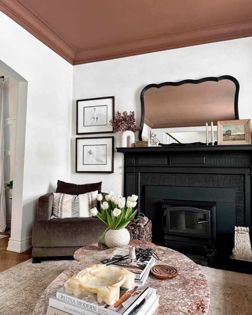 Accent Color Crown Molding Ideas